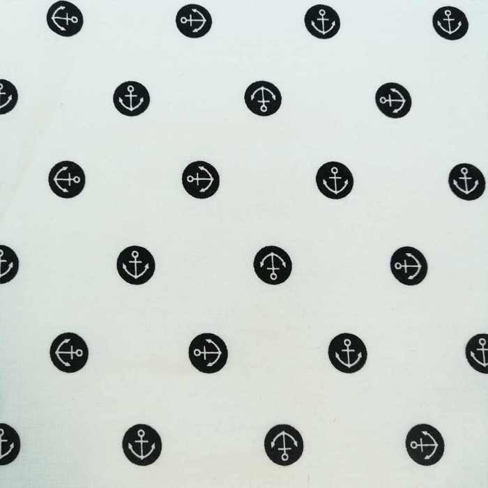 100% Cotton Poplin Printed-33 Polka Nautical - Image 2