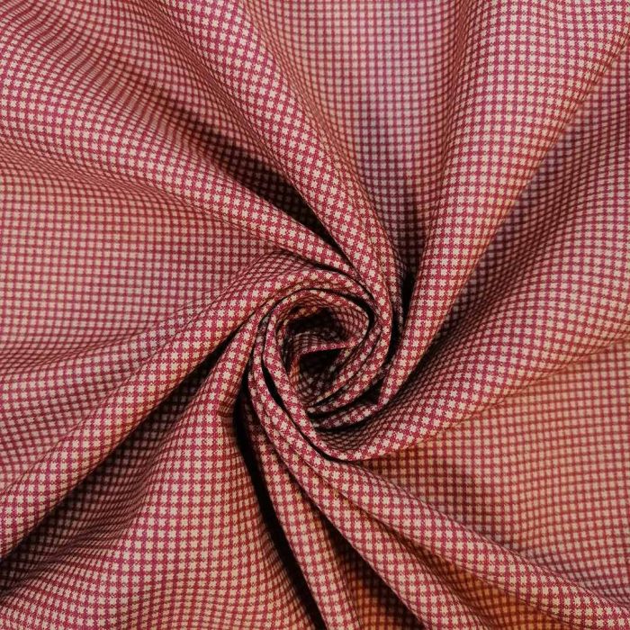 100% Cotton Poplin Printed -49 Check - Image 3