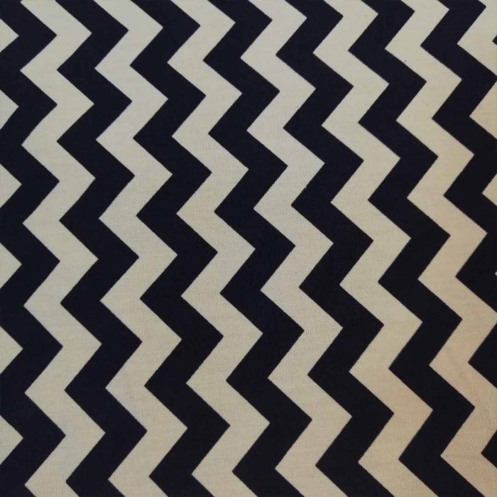 100% Cotton Poplin Printed -53 Zigzag - Image 2