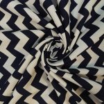 100% Cotton Poplin Printed -53 Zigzag - Image 3