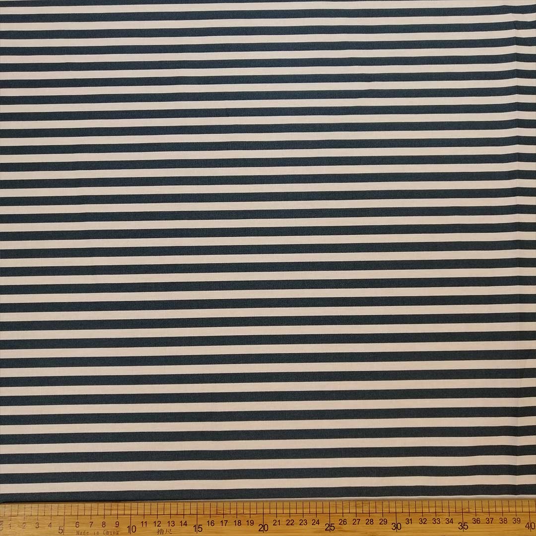 100% Cotton Poplin Printed -62 Two Stripe