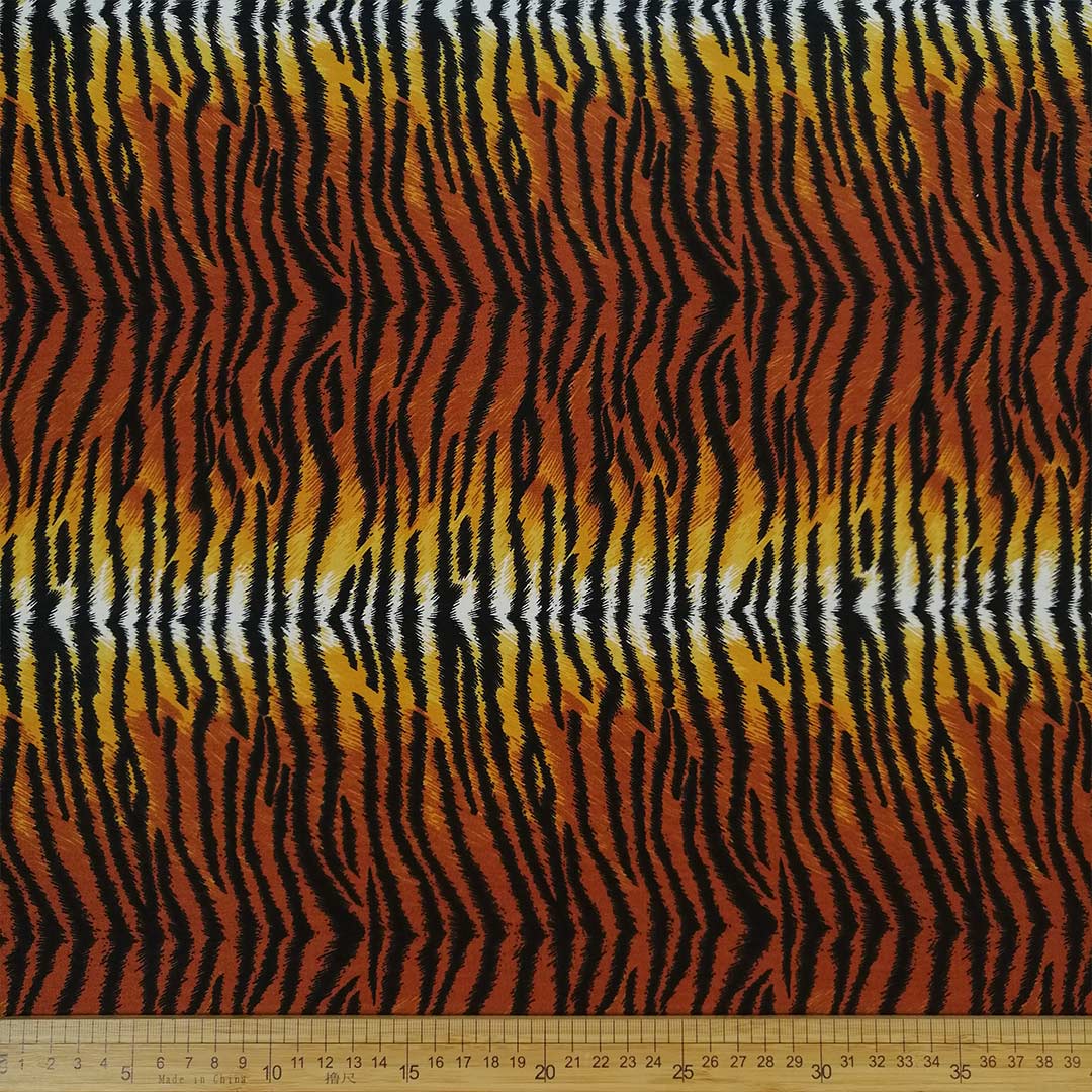 100% Cotton Poplin Printed -70 Tiger