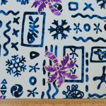 100% Cotton Poplin Printed -71 Ocean