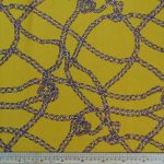 Printed Cotton Sateen-2 Yellow
