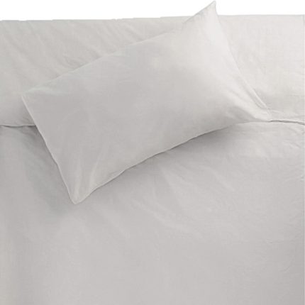 Duvet Cover 180TC Single Grey on single bed