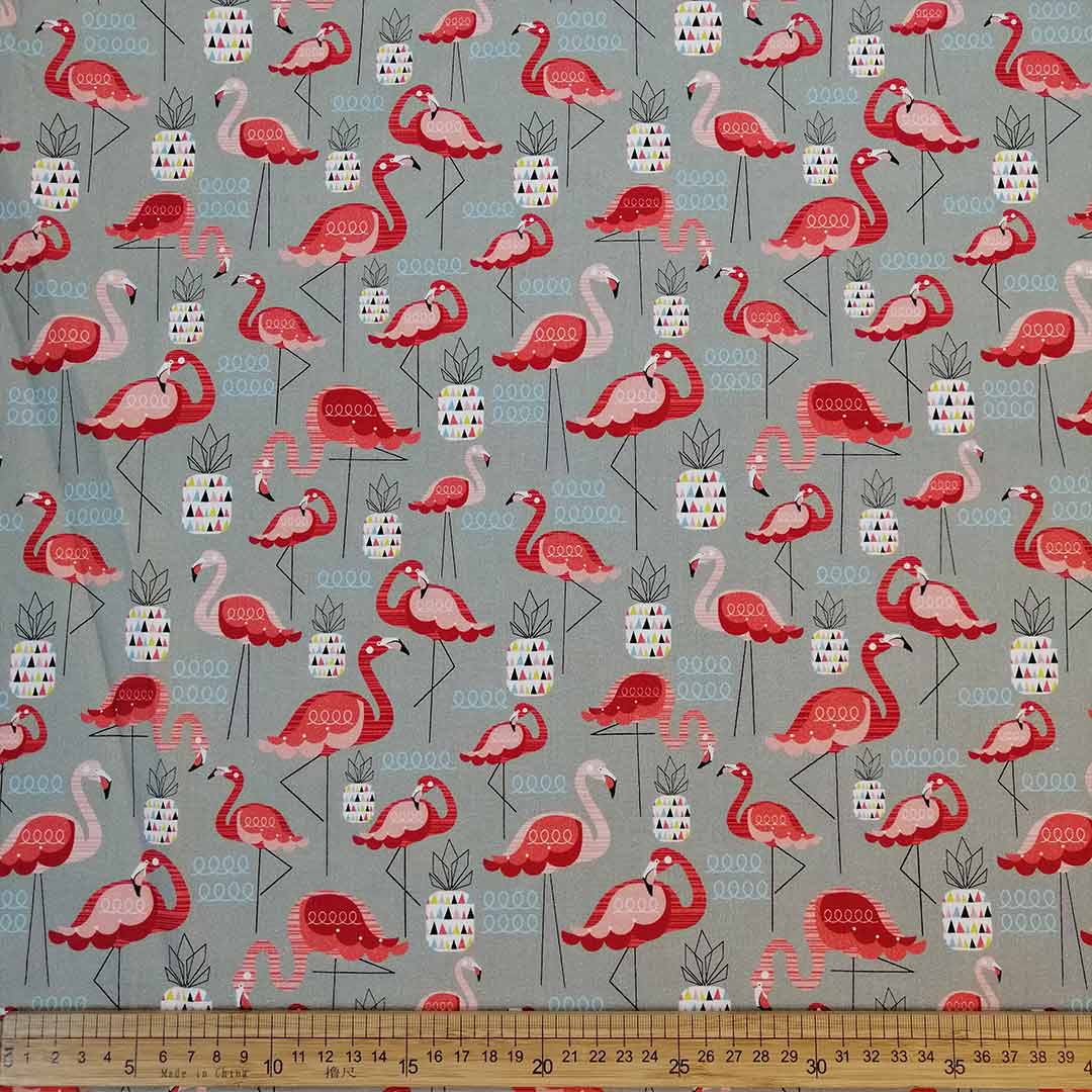 100% Cotton Printed Flamingoes (34)