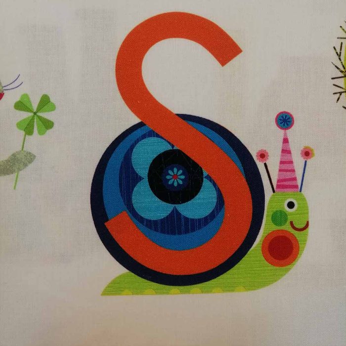 100% Cotton Printed Alphabet (6) - Image 2