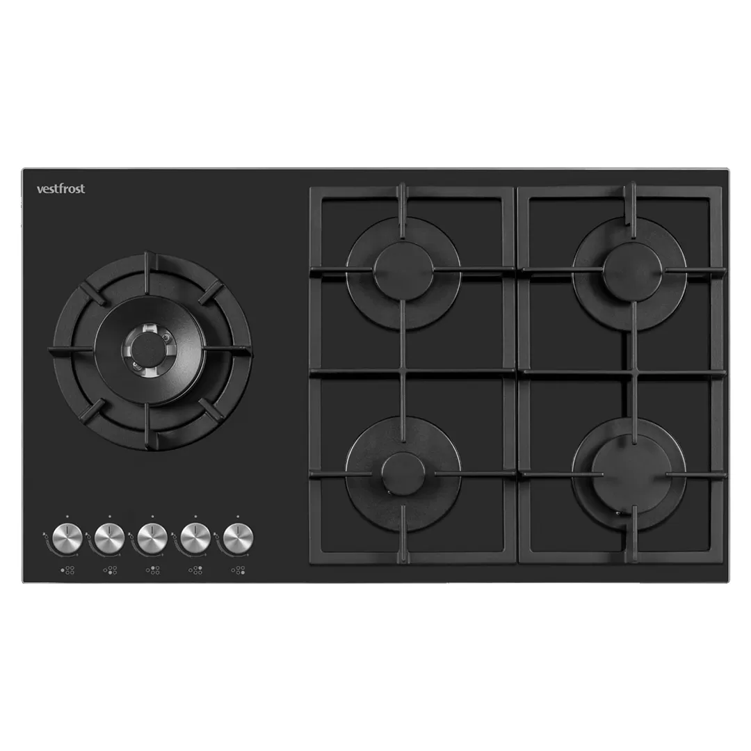 VESTFROST VF90GOG Ceramic 5Burner Glass Hob