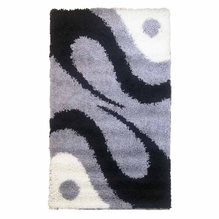 Abstract-Design 80x150 Black&Grey Carpet