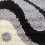 Abstract-Design 80x150 Black&Grey Carpet - Image 3