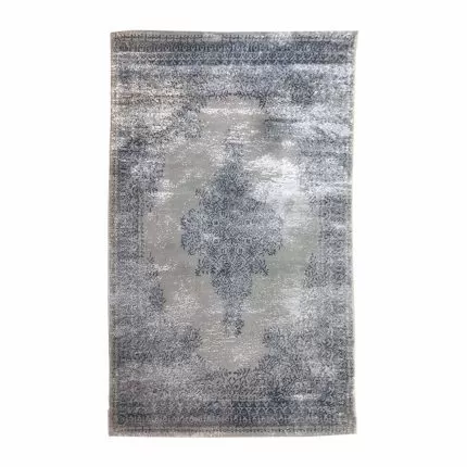 Distressed Medallion 160cm x 240cm Grey/Blue