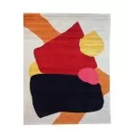 Abstract 152x244cm Red&Purple Carpet