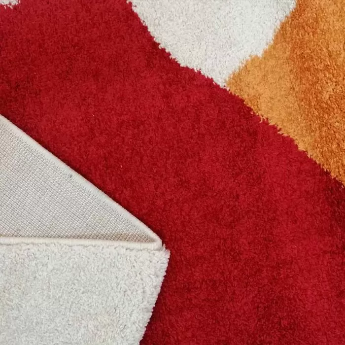 Abstract 152x244cm Red&Purple Carpet - Image 3