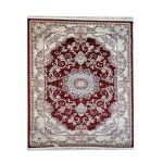 Floral 150x220cm Maroon&Cream Carpet