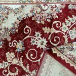 Floral 150x220cm Maroon&Cream Carpet - Image 3