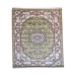 Floral 150x220cm Maroon&Green Carpet