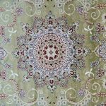 Floral 150x220cm Maroon&Green Carpet - Image 2