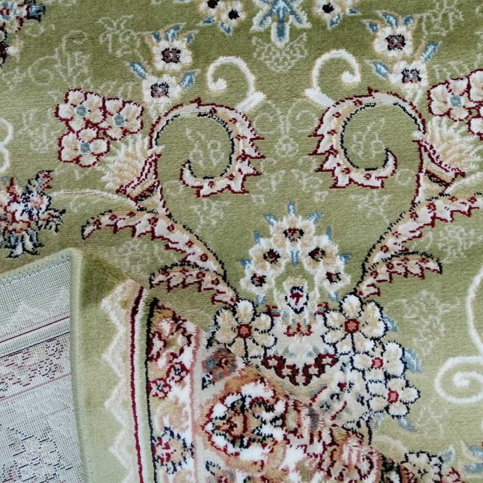 Floral 150x220cm Maroon&Green Carpet - Image 3