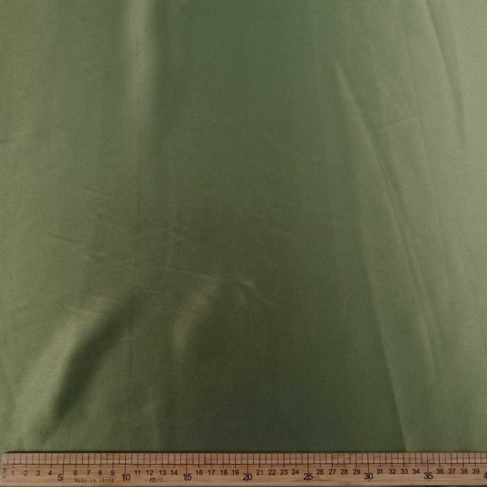 Stretch Duchess Satin Olive Green