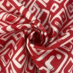 Cotton Twill Printed-3 Red - Image 3