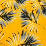 Bulgari (32) Fern on Mustard 150cm - Image 2