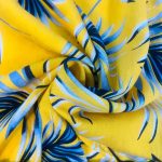 Bulgari (32) Fern on Mustard 150cm - Image 3