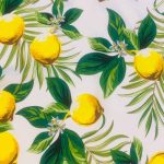 Bulgari (30) Lemons on White 150cm - Image 2