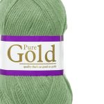 Pure Gold DblKnt Wool 100gr Soft Moss - Image 2