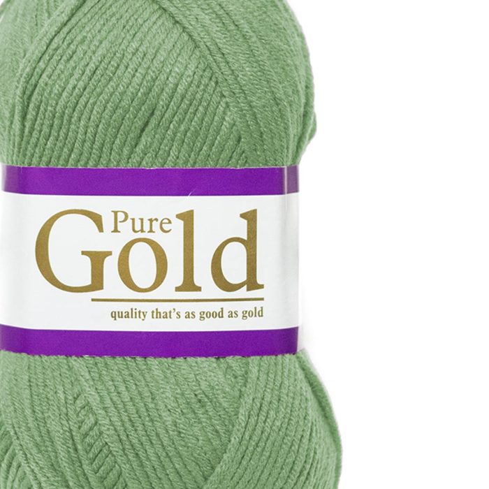 Pure Gold DblKnt Wool 100gr Soft Moss - Image 2