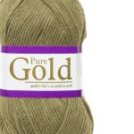 Pure Gold DblKnt Wool 100gr Bark - Image 2