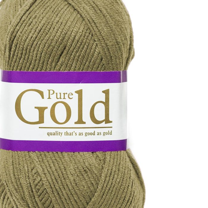 Pure Gold DblKnt Wool 100gr Bark - Image 2