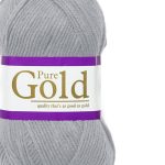Pure Gold DblKnt Wool 100gr Silver - Image 2
