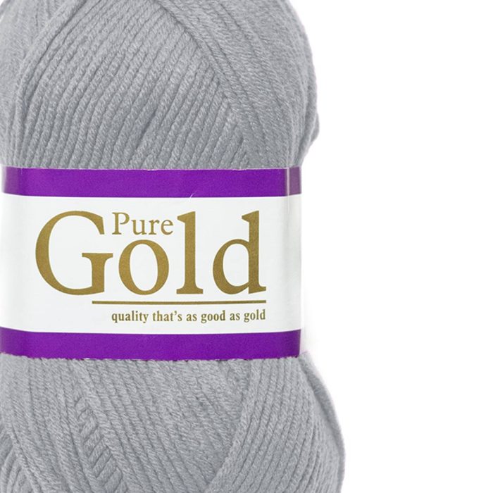 Pure Gold DblKnt Wool 100gr Silver - Image 2