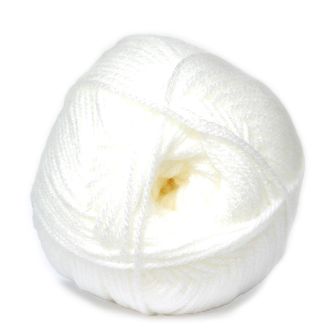 Elle DblKnit Pullskein 100gr White