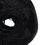 Crochet 5 Wool 250gr Cones Pitch Black - Image 2