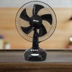Rechargeable Table Fan Fan024 Black - Image 3