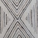 Ethnic Stripe 160x230cm Cream Carpet - Image 2
