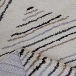 Ethnic Stripe 160x230cm Cream Carpet - Image 3