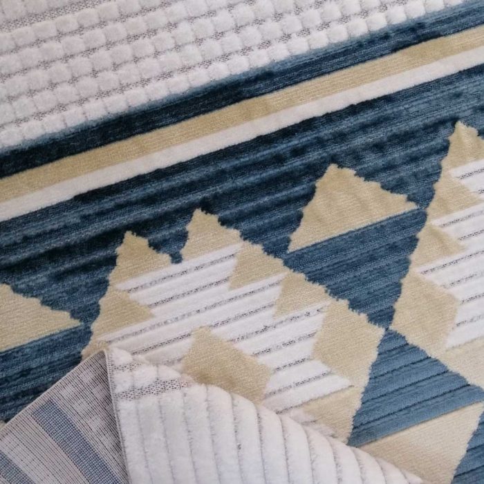 Ethnic Diamond  160 x 230cm Teal - Image 3