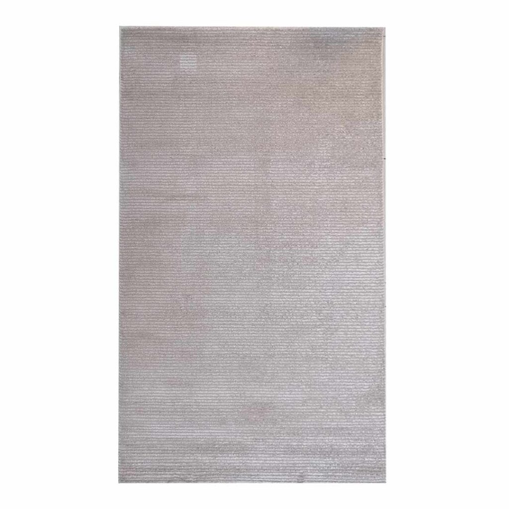 Plain Lined 160x230cm Cream Carpet