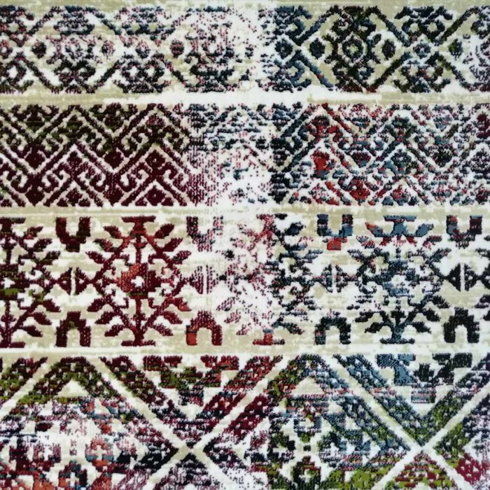 Ethnic 160x230cm Maroon&Green Carpet - Image 2