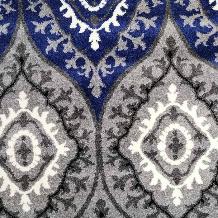 Antique 160x230cm Blue&Grey Carpet - Image 2