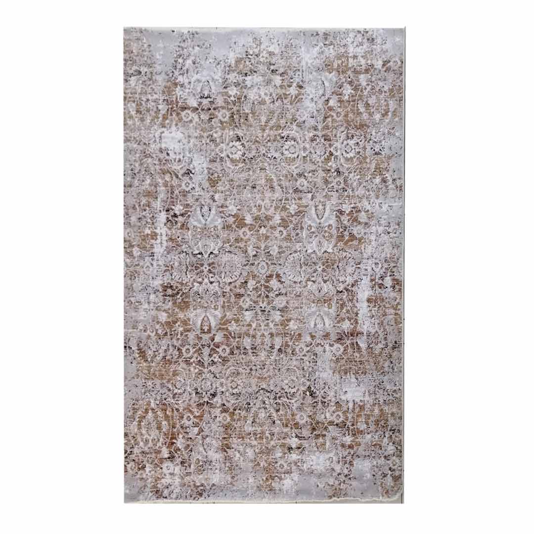 Abstract Floral Weave 160x230cm Cream Carpet