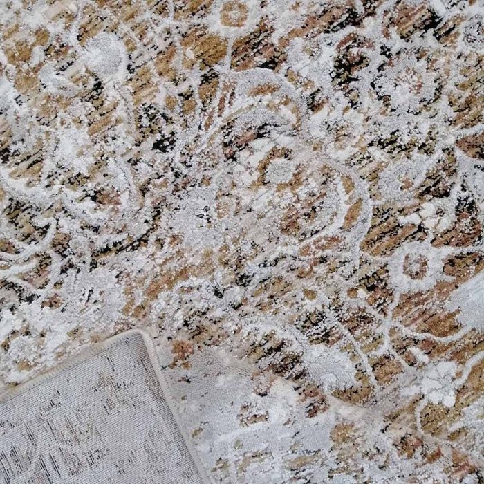 Abstract Floral Weave 160x230cm Cream Carpet - Image 3