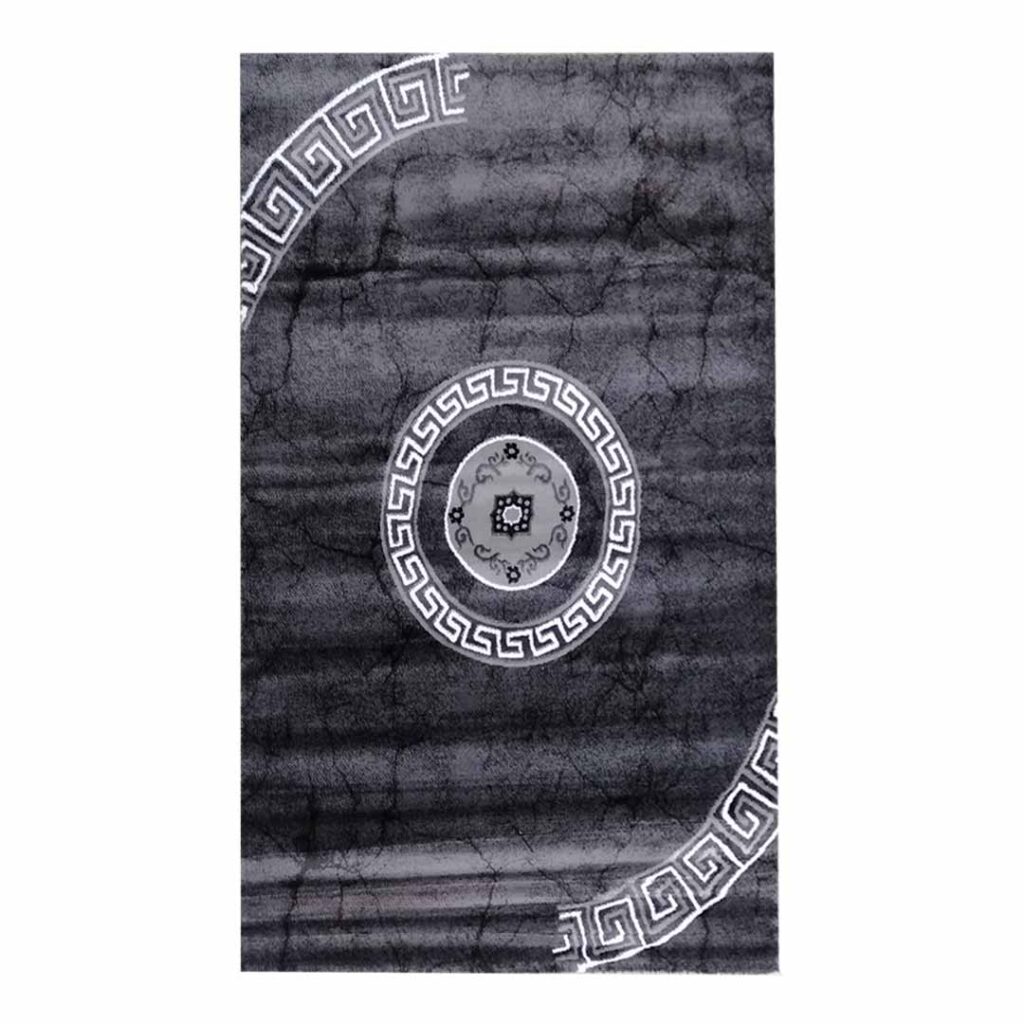 Shield Square 160x230cm Black&Grey Carpet