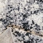 Distressed 80x150cm Grey&Black Carpet - Image 3