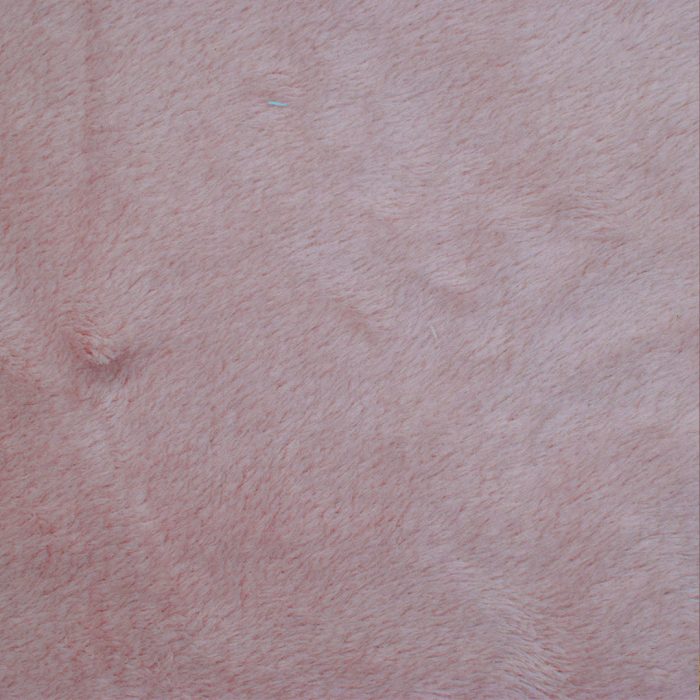 Mongolian Plush Fleece Plain Baby-Pink Fabric - Image 2