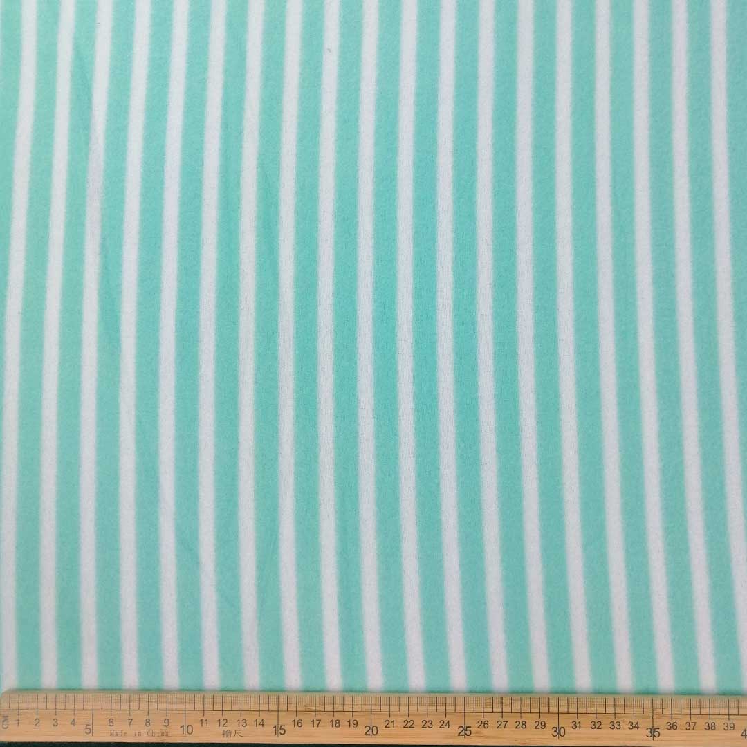 Printed Polar Duckegg-Stripe Fabric