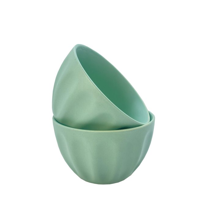 5" Green Bowls (2-Piece) KW01-8 - Image 2
