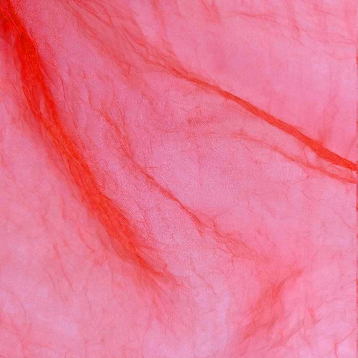 Organza Nail Crushed 260/280cm Red - Image 3